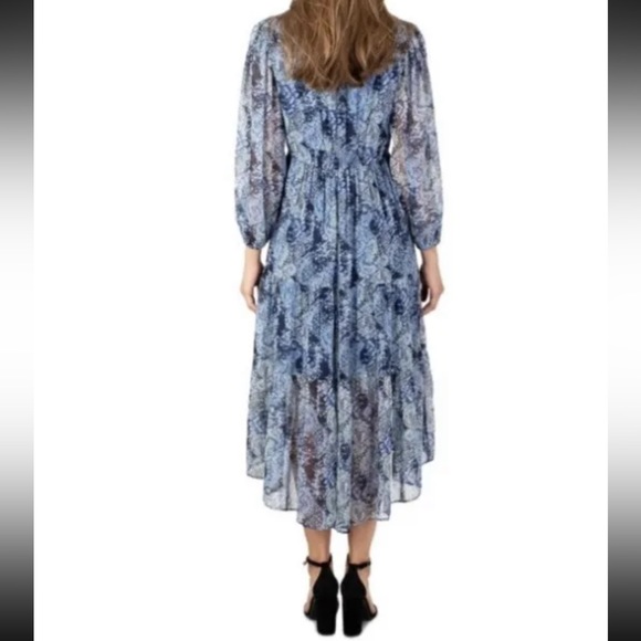 Joie Parisian Paisley Printed Blue Boho Dress XXL - Picture 2 of 12